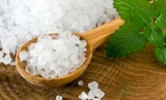 banhos de sal para tratar fungos
